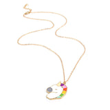 Collier Licorne Arc-En-Ciel